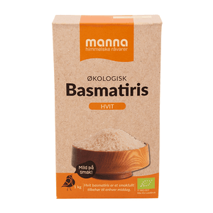 Hovedbilde Basmatiris hvit &oslash;kologisk 1 kg Manna