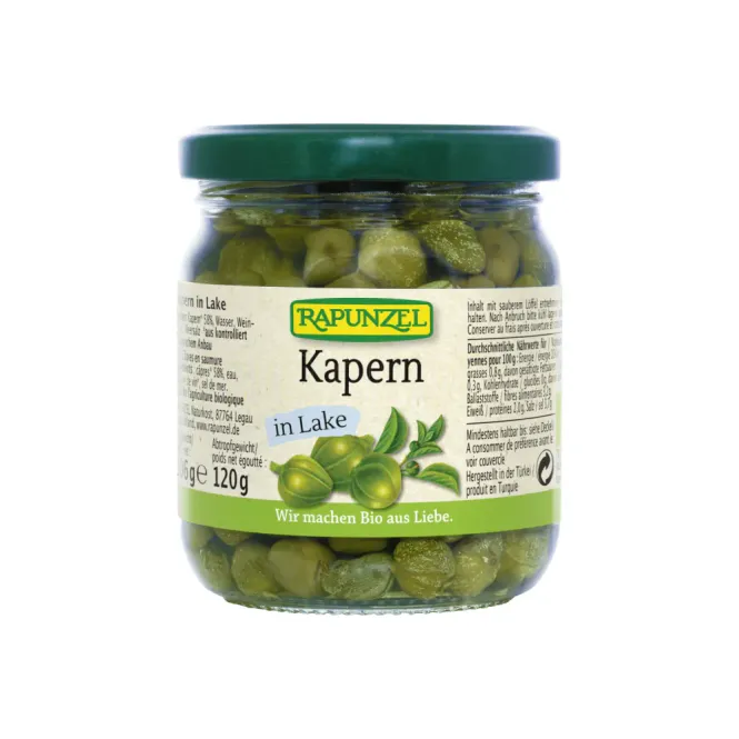 Hovedbilde Kapers i lake økologisk 206 g Rapunzel