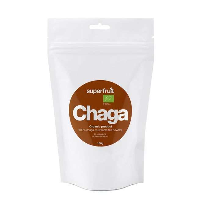 Hovedbilde Chaga pulver økologisk 100 g Superfruit