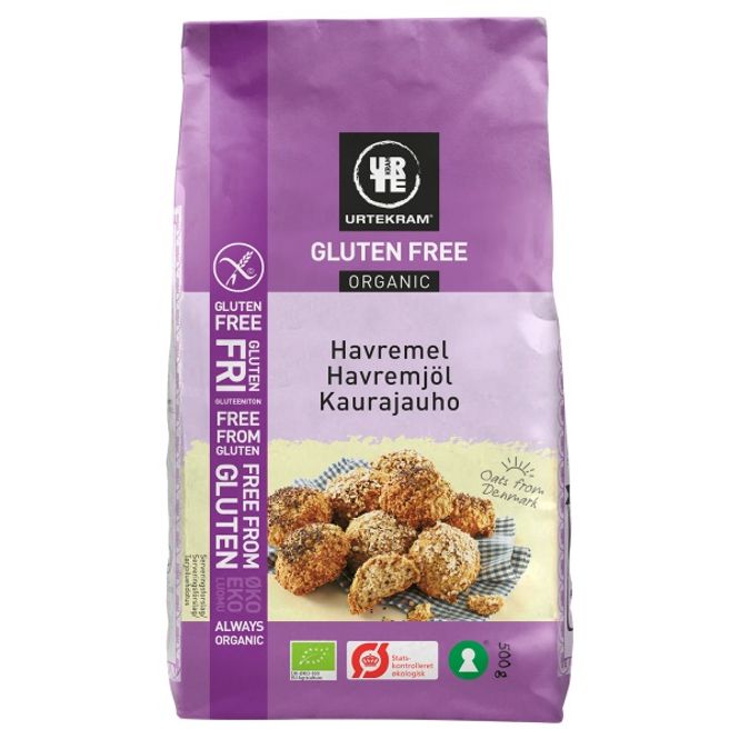 Hovedbilde Havremel glutenfritt økologisk 500 g Urtekram 