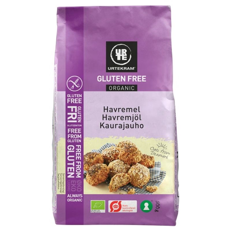 Havremel glutenfritt økologisk 500 g Urtekram 