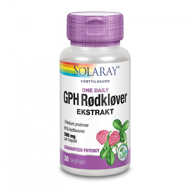 Hovedbilde Rødkløver GPH 30 kapsler Solaray