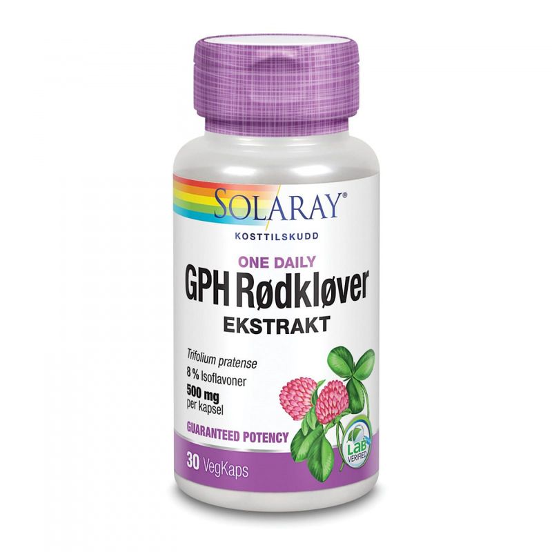 Rødkløver GPH 30 kapsler Solaray