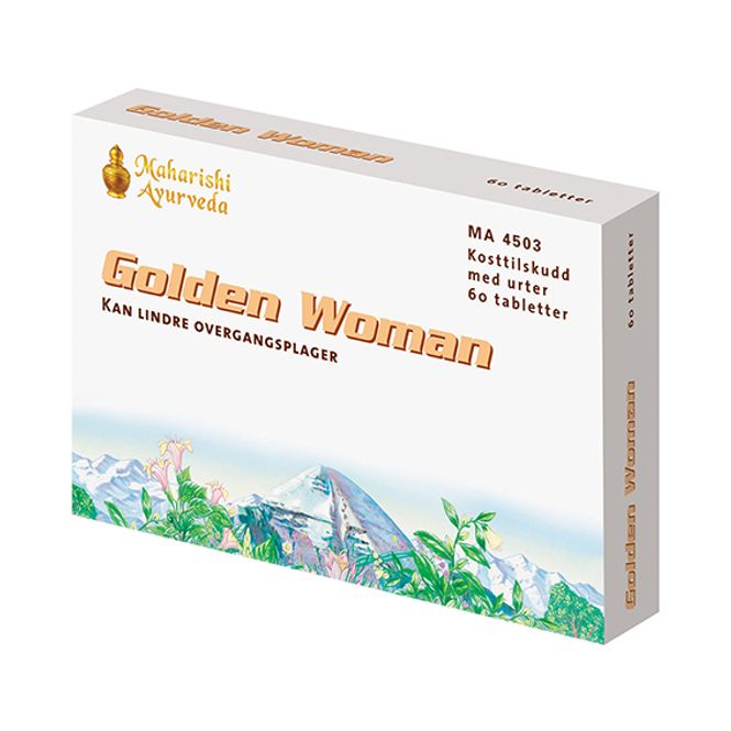 Hovedbilde Golden Woman 60 tabletter Maharishi Ayurveda