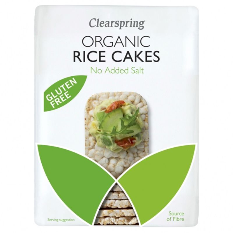Riskaker (riskjeks) u/salt økologisk glutenfri 130 g Clearspring