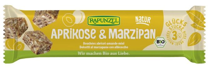 Hovedbilde Marsipanbiter m/aprikos økologisk 50 g Rapunzel