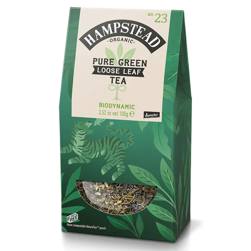 Hampstead Tea Grønn Te Darjeeling Demeter øko løsvekt 100 g