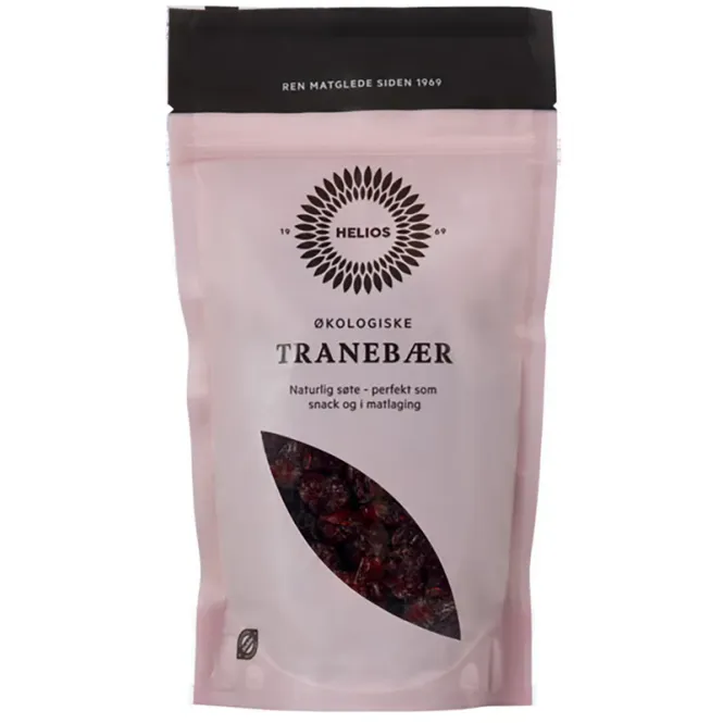 Hovedbilde Tranebær økologisk 150 g Helios